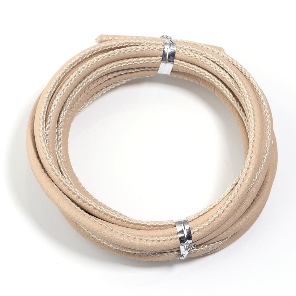 5 Yards 3mm Bunte Schafsleder Schnüre Runde Lederfaden Seil Für DIY Schmuckherstellung Halskette Armband Gürtel Zubehör