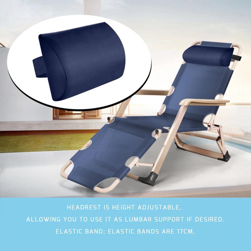 Koltuk Baş Desteği Plaj Katlanır Sandalyeler Teslin Ped Yastık Bahçe Arka Bahçe Piknik Şezlong Baş Sırt Desteği Yastık Ayarlanabilir