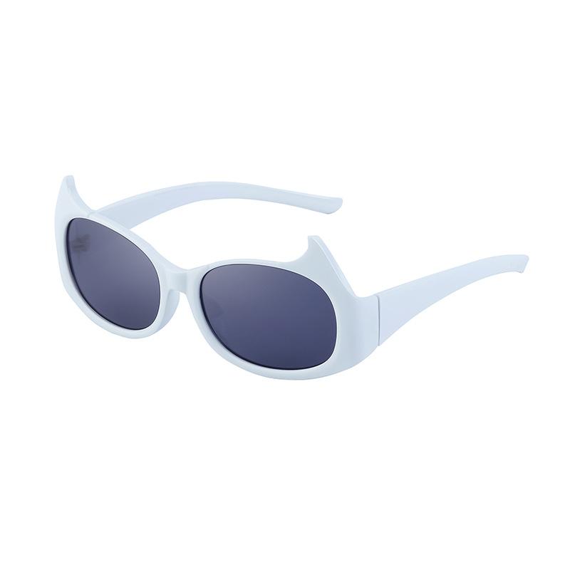 New personalized YK cat eye sunglasses men's and women's trendy ins style street shooting sunglasses outdoor dance playing glasses