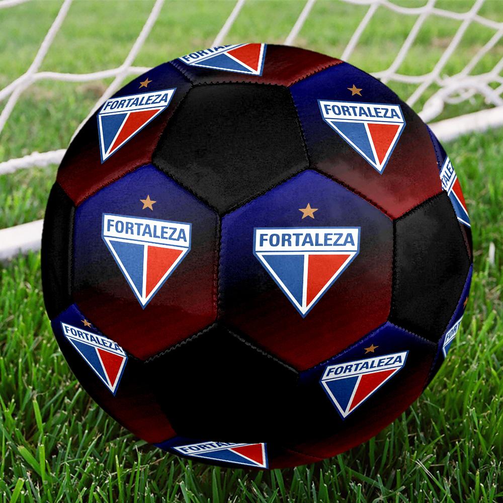 Fortaleza Indoor Soccer Ball Colorful All Ages Size 5 Machine Stitched PVC Competition Ready Durable High-Bounce