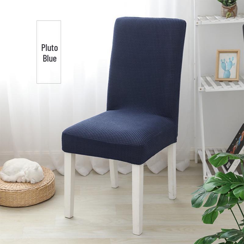 Universal Stretchy Knit Dining Chair Cover - Non-Slip, Thickened, Modern Design.