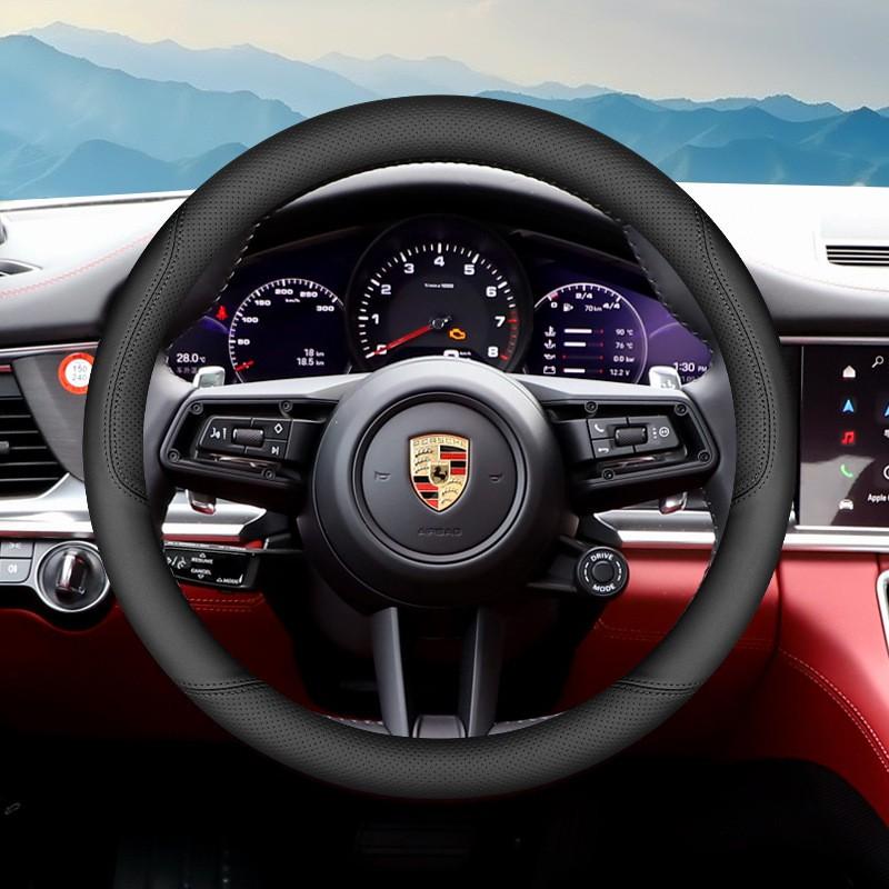 Porsche Steering Wheel Cover Macan Cayenne 718 Panamera Taycan Ultra Thin Car Accessory