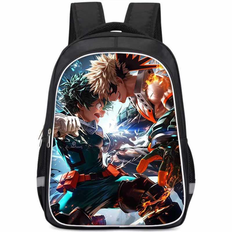 My Hero Academia Large Capacity Lightweight Oxford Fabric Backpack For Kids
