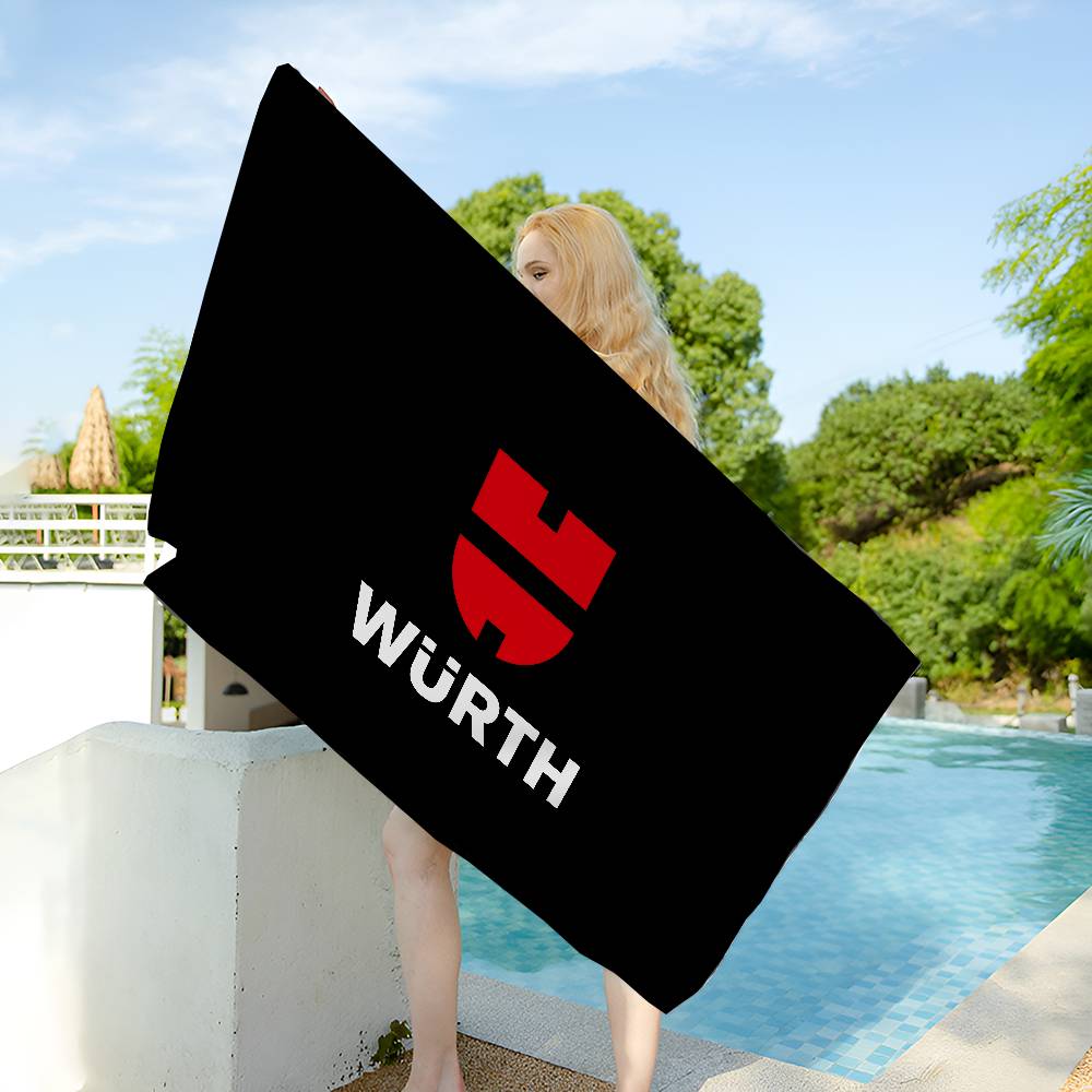 Rug Wurths Microfiber Printed Beach Towel Mountain Climbing Yoga Beach Swimming Running Absorbent Soft Towel