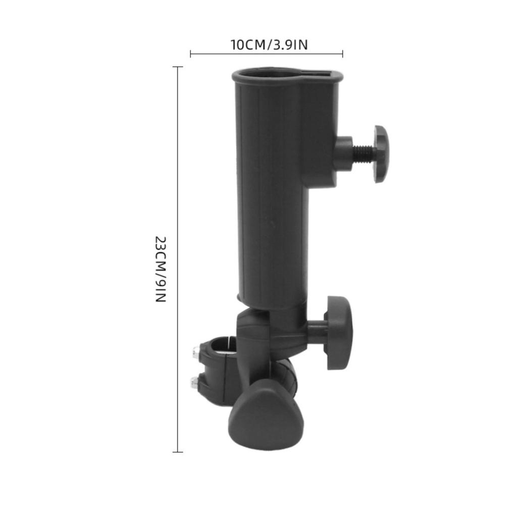 Utility Vehicle Umbrella Holder with Clamp Easy to Install Golf Bag Tightening