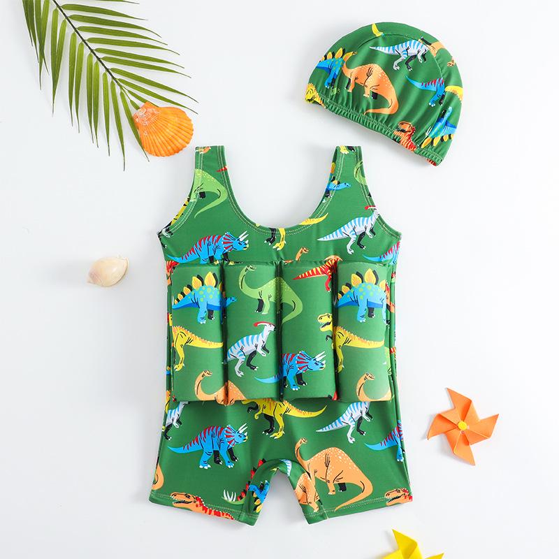 2024 Children's Buoyancy Swimsuit: Cute One-Piece for Boys & Girls
