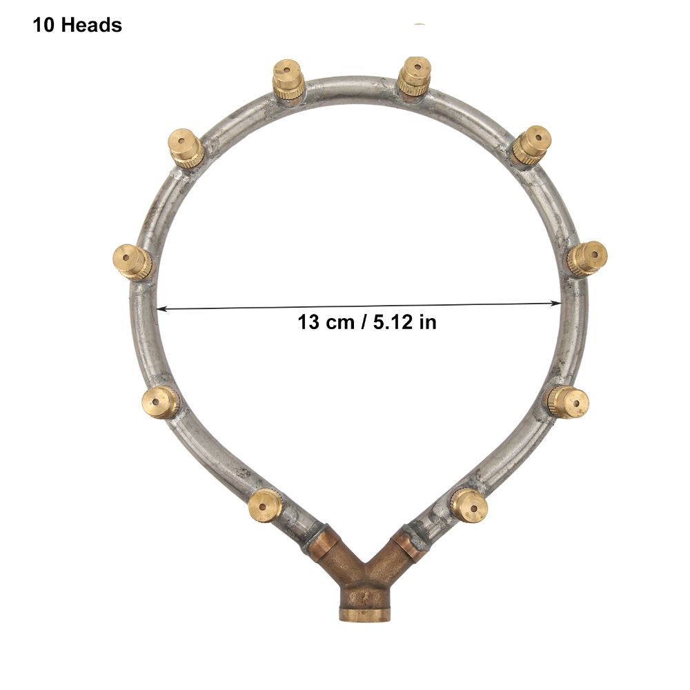 Stainless Steel, Copper Atomizing Nozzle M14x1.5 Mm Female Thread Irrigation Nozzle  Plant Watering