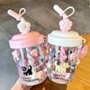 High-capacity Drinking Cup Heat-resistant Straw Bottle Portable Tea Kettle Children