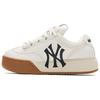 MLB Grube Szerokie Codzienne Modne Buty Chleb Wygodne Wszechstronne Niskie Buty Skateboardowe Unisex Sneakersy Biały Beżowy 3ASXCCW3N-50CRS