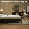 1 Roll Self-Adhesive Wood Grain Wall Panel Waterproof Background Wall Grille Sticker Suitable for Ceiling Living Room Decoration