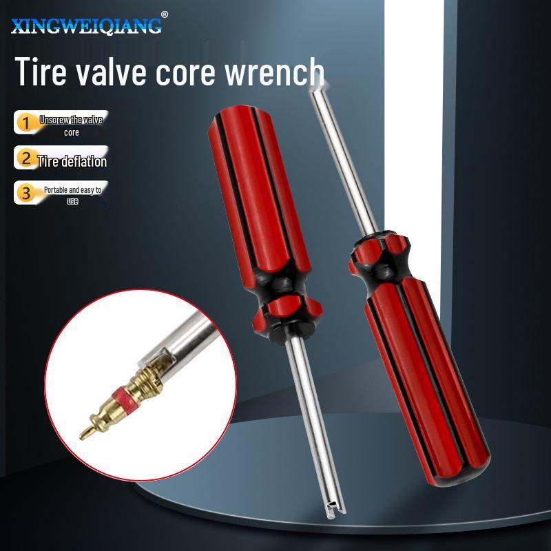 Tire Valve Core Installation Tool & Wrench for Cars