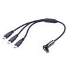 180 Degree Rotatable Type C Extension 1 Male To 3 Male USB Cable Power Adapter Converter Splitter for Smartphone