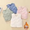 Children's Fleece-Lined Winter Vest: Warm & Thickened for Boys and Girls, Infant Class A