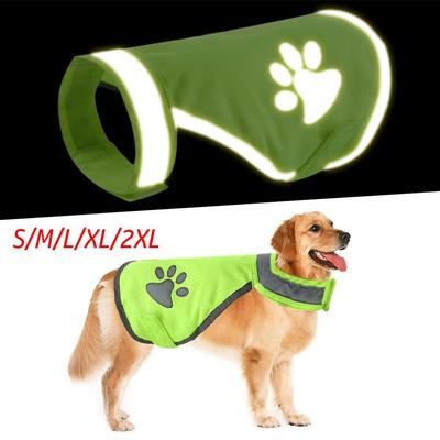 Supplies Fluorescent High Visibility Pet Hi Vis Coat Dog Jacket Pet Safety Vest Pet Reflective Vest