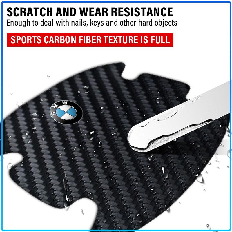 4 Stück Auto Türgriff Schutz Aufkleber Emblem Auto Dekoration Styling Für BMW M Performance 1 3 5 7 Serie M3 M4 M5 M6 X1 X3 X5 X6 X7 E30 E34 E36 E39