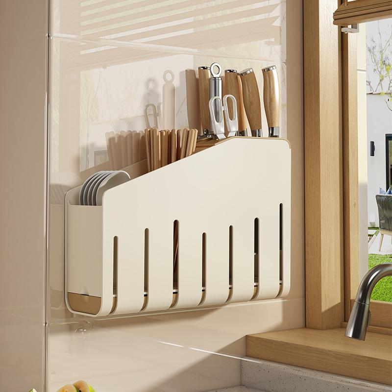 Luxury Kitchen Organizer: Multifunctional Utensil Rack for Chopsticks, Cutlery, Knives, and Spoons