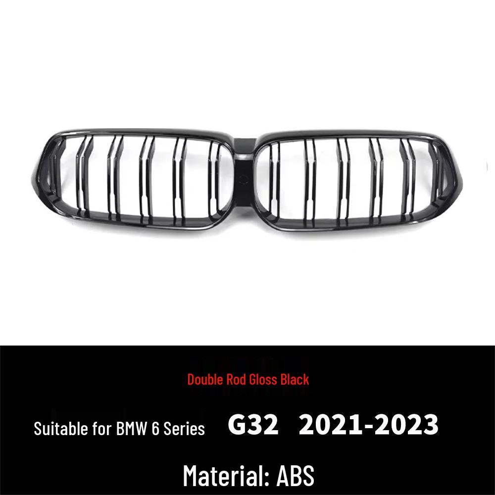 Gloss Black Kidney Grille for 2021-2023 BMW 6 Series G32