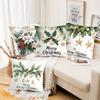 Christmas Decorative Pillows Merry Christmas 2D Printed Polyester pillowcase, sofa decorative cushion cov Headboard Pillow