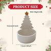 Weihnachts-Teelichthalter Kerzenbecher Klein Dekoratives Baumdesign für Tisch