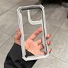 Heavy Duty Dual Layer Transparent  Shockproof Durable Phone Case for iPhone 16 Pro Max 15 Plus 14 13 12 11 Protect Cover