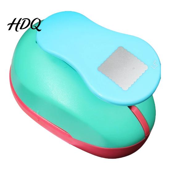 Paper Craft Punch Postage Stamp Puncher for Crafts Rectangular Decorative Shapes Lever Clean Cut Action Scrapbooking Card Making DIY Gift Tags EVA
