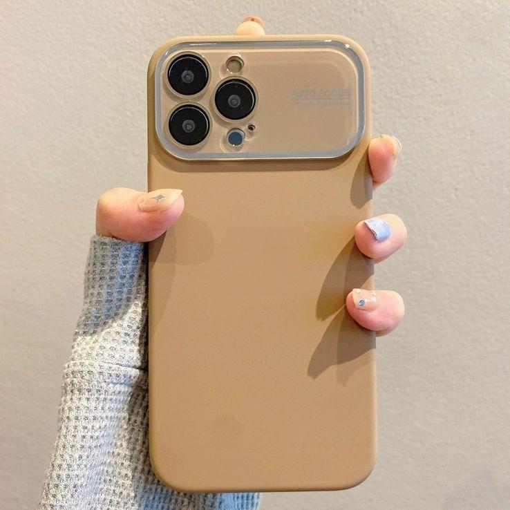 Silicone Phone Case for iPhone 15 ProMax- Liquid Silicone iPhone Cover with Large Window Drop-Resistant for Apple iPhone 15/14/13/12/11/XS