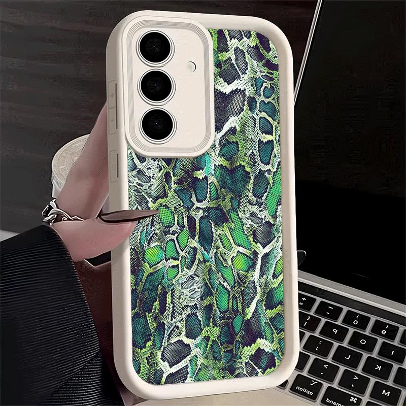 Fashion Snake Skin Pattern Soft Phone Case for Samsung Galaxy A17 A16 A26 A36 A56 A15 A25 A35 A55 A14 A24 A34 A54 A13 A23 A33 A5