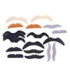 18/48Pcs Mustache Birthday Party Photobooth Props Kids Adult Pirate Party Costume Cosplay Fake Beard Halloween Decoration