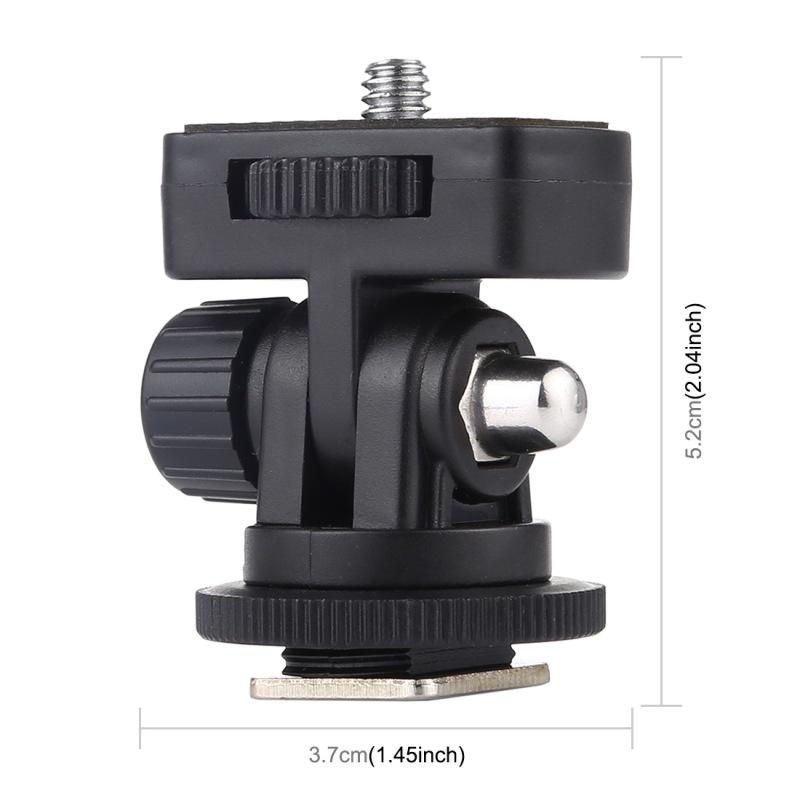 1/4 inch Screw Thread Cold Shoe Tripod Mount Adapter