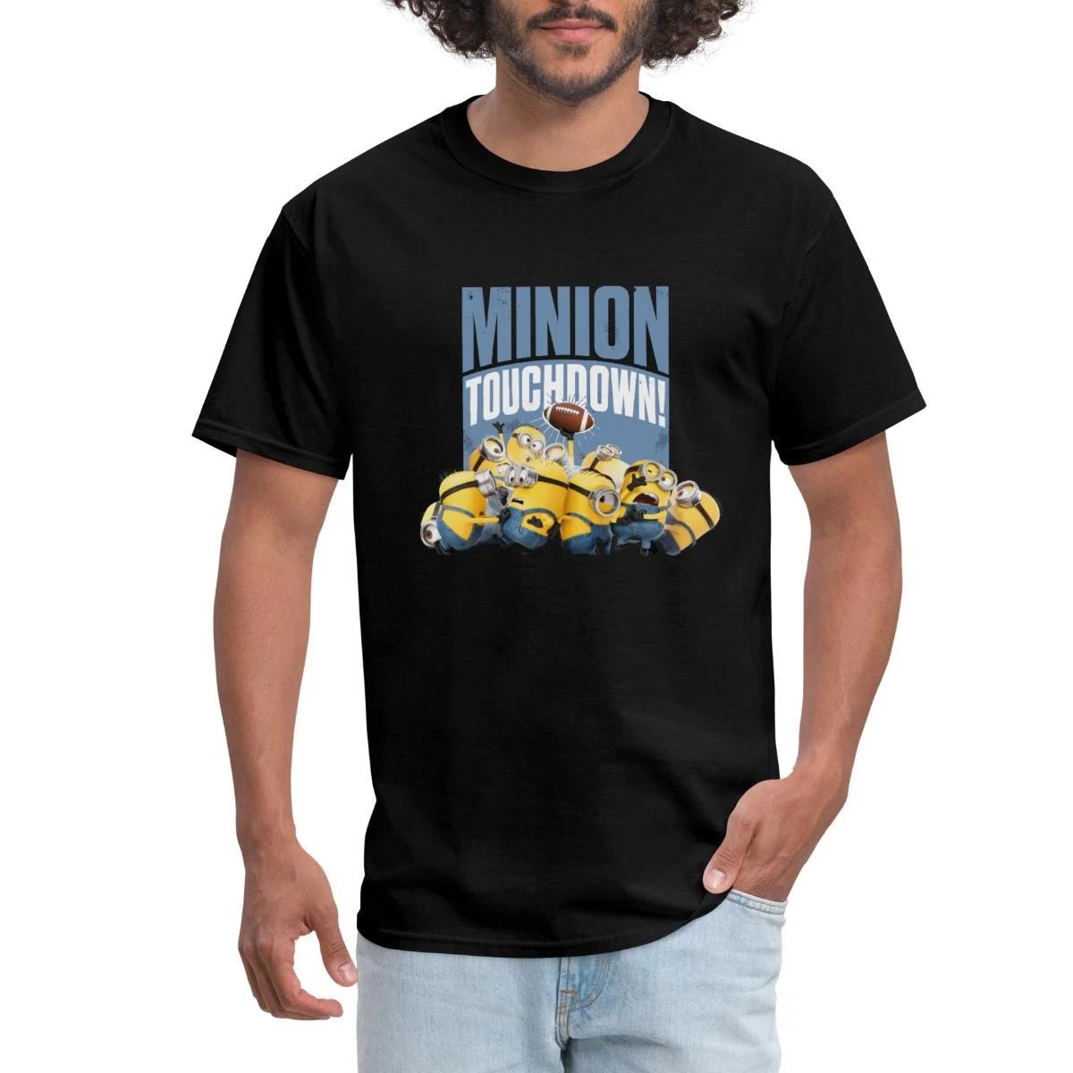 Minions Merch Football Touchdown Officially Licensed Men s T-Shirt M