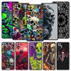 Skeleton Skull Phone Case Cover for Redmi 14C 10C Note 15 14 13 12 10 11 K40 Pro Plus 5G Soft TPU Shockproof Shell Fundas Capas