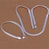 Silver-Plated 5MM Full Side Chain Jewelry Set - Two-Piece Cross-Border Accessories