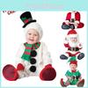 Christmas Kids Snowman Velvet Cosplay Costume Soft Comfortable Gift Idea