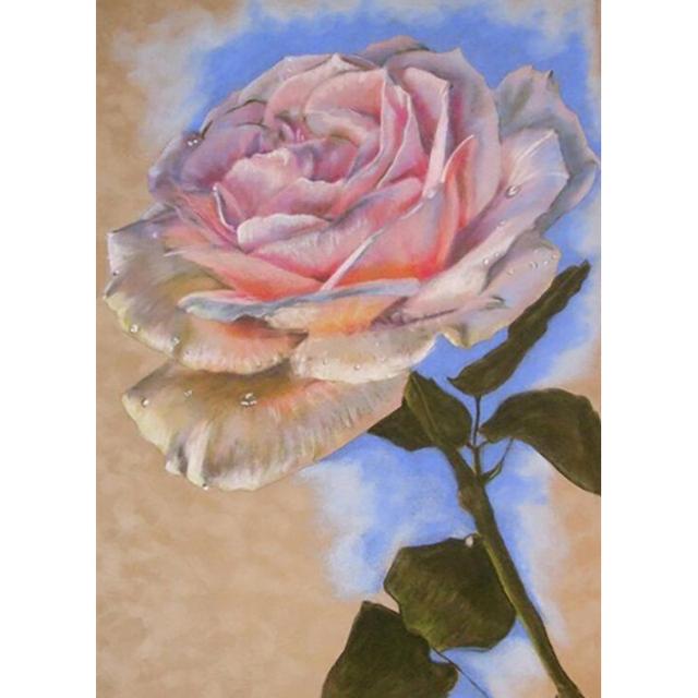 5D Diy Diamond Painting Vase Diamond Embroidery Fresh Flower Cross Stitch Full Round Round Drill Wall Art Picture Handmade Gift