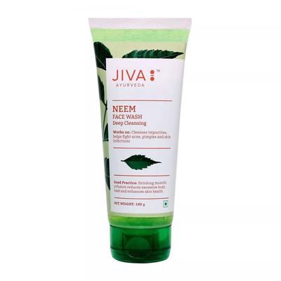 Washing Gel with Neem: Against Acne (100 G), Neem Face Wash Jiva