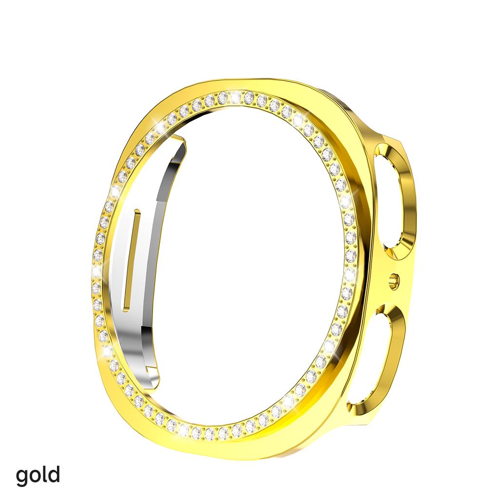 Bling Case for Samsung Galaxy Watch 8 Diamond Bumper With Hollow PC Protective Cover for Samsung Galaxy Watch 8 40mm 44mm