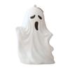Ghost Halloween Decor - White Ghost Led Night Light Spooky Figurine Statue Festival Lamp Table Topper Hanging Decorations