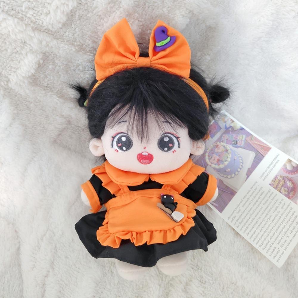 Witch Hat Cotton Doll Plush Suit Cat Plush Dolls Clothes  Doll Accessories