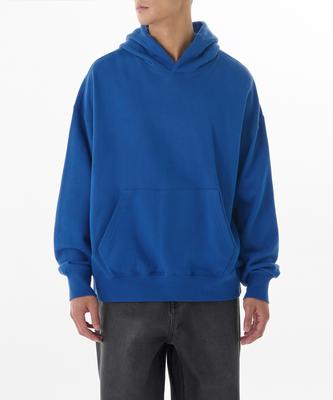 Loose Balloon Hooded Sweatshirt [Blue]