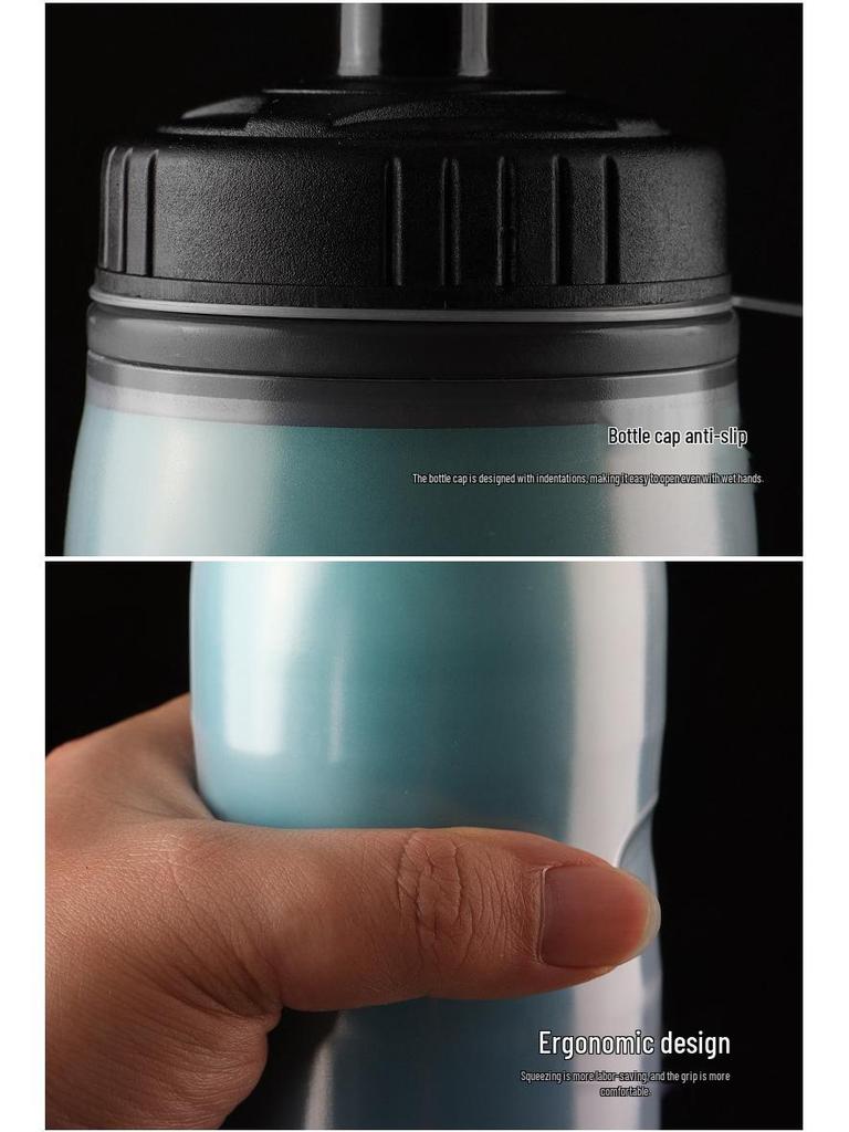 INBIKE 600ml Large Capacity Bike Water Bottle - Outdoor Squeeze Type, Ideal for Road Cycling Sports
