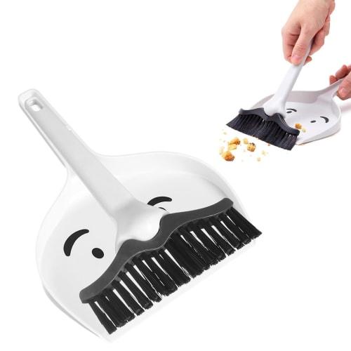 Broom and Dustpan Set, Mini Broom, Table Broom with Dustpan, Table Broom, Hand Broom Brush, Stylish Cleaning Tool, Small Broom, Desk, Windowsill, Sofa