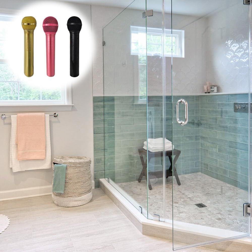 High-pressure Microphone-shaped Shower Head Funny Shower Sprayer New Showerhead Bathroom