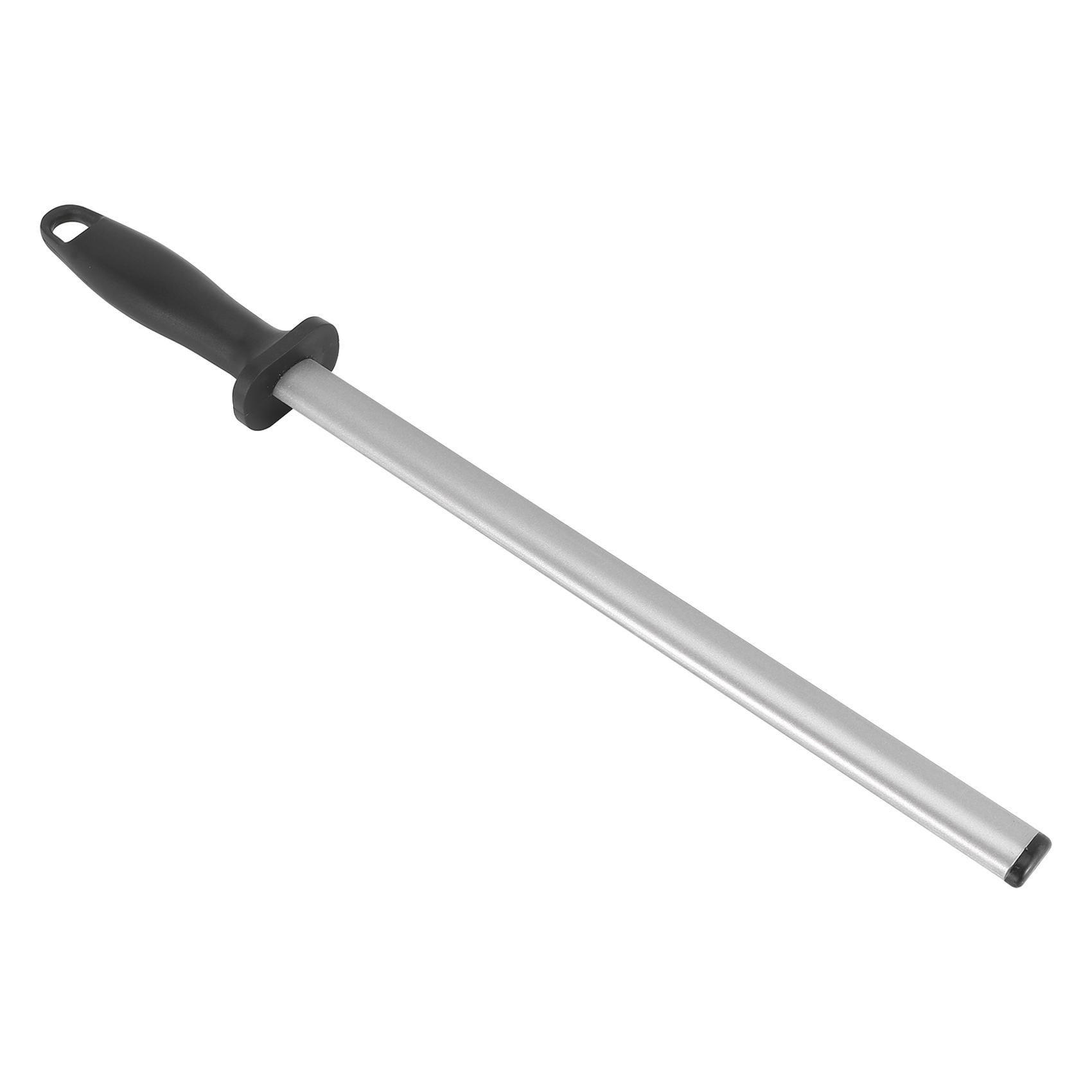 

17Inch 600 Kitchen Grit Diamond Knife Sharpener Sharpening Steel Rod Stone XL чёрный