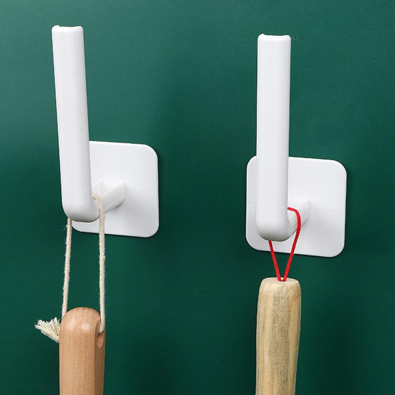 No Trace Sticky Hook Kitchen Roll Paper Organizer Bathroom Storage Rack Hanging Toilet Paper Holder
