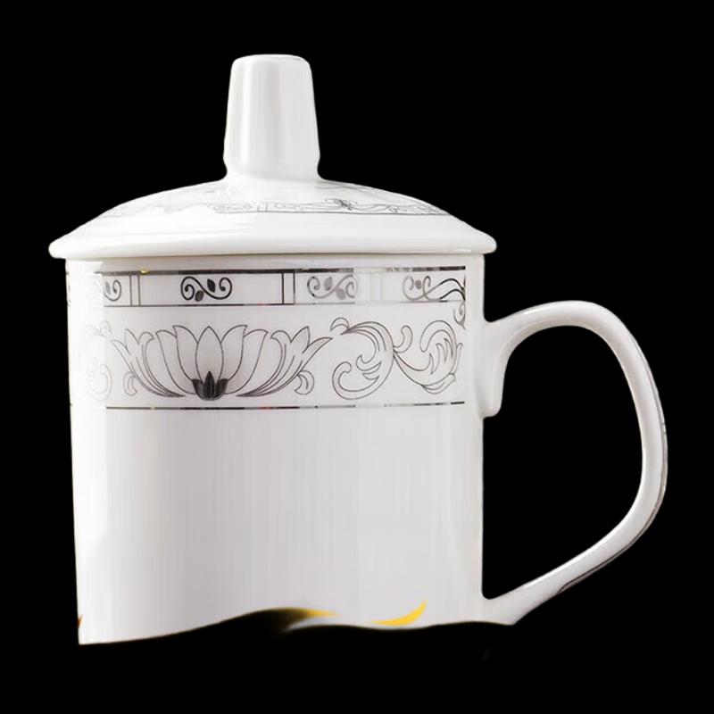 NHZHIW Ceramic Teacup with Lid