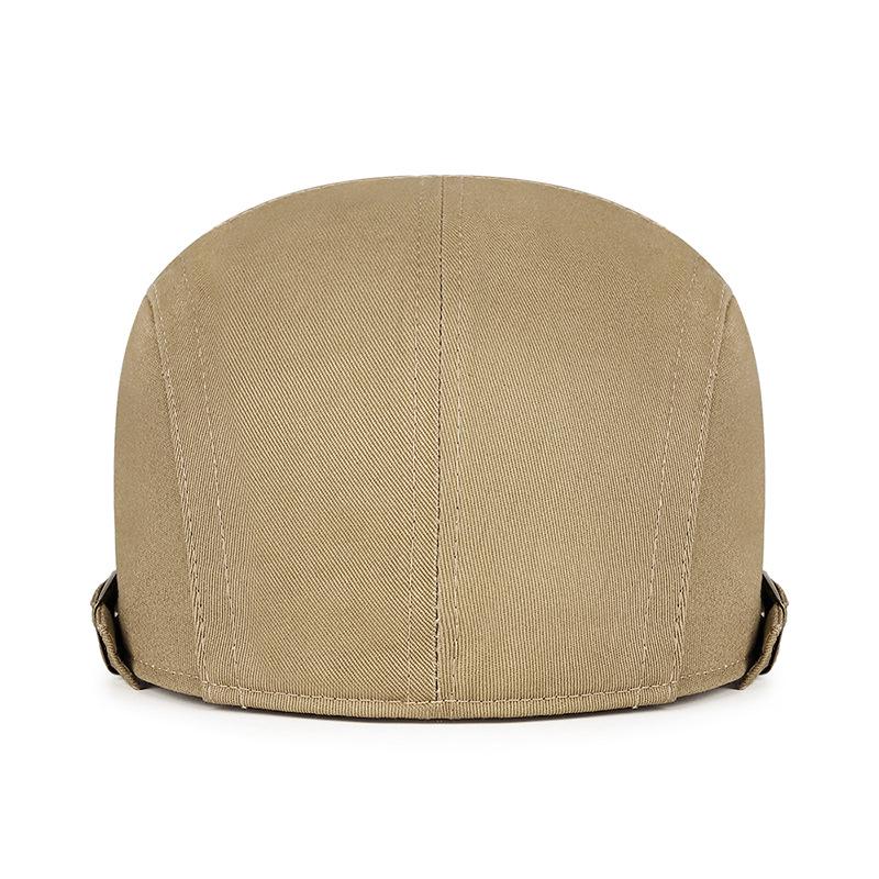 Retro Flat Cap: Solid Color Versatile Beret with a British Painter's Flair