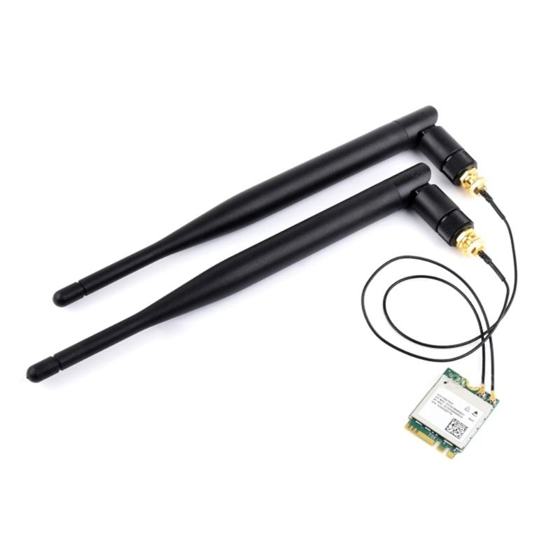 

Wireless NerworkCard AW CB375NF DualBand 2.4/5GHz, 1200Mbps, BT5.0 forLinux/Windows 10/11 Compatible WIFI Connector