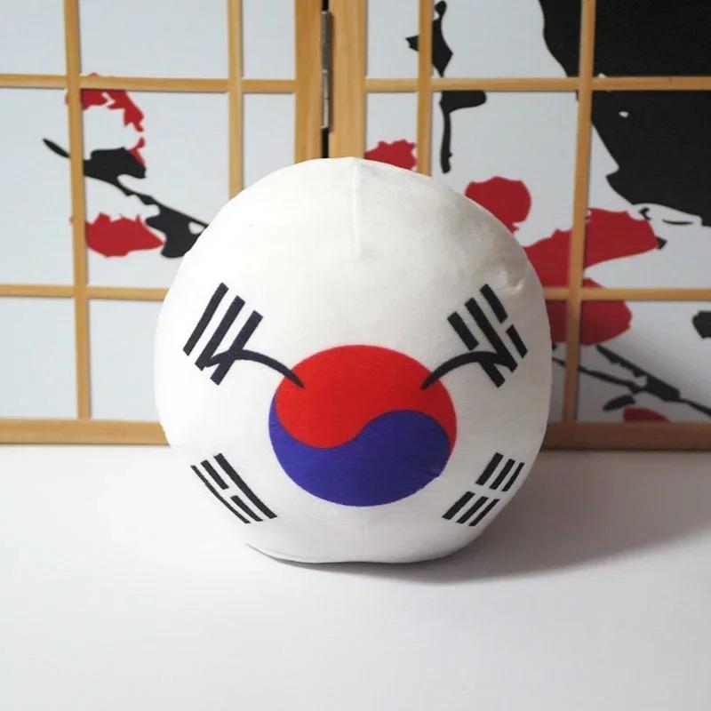 10cm Peluche Carino Countryball Polandball Bambole Ripiene Giocattoli Corti Anime Borsa Cuscino Mini Portachiavi Ciondolo Regali Cosplay