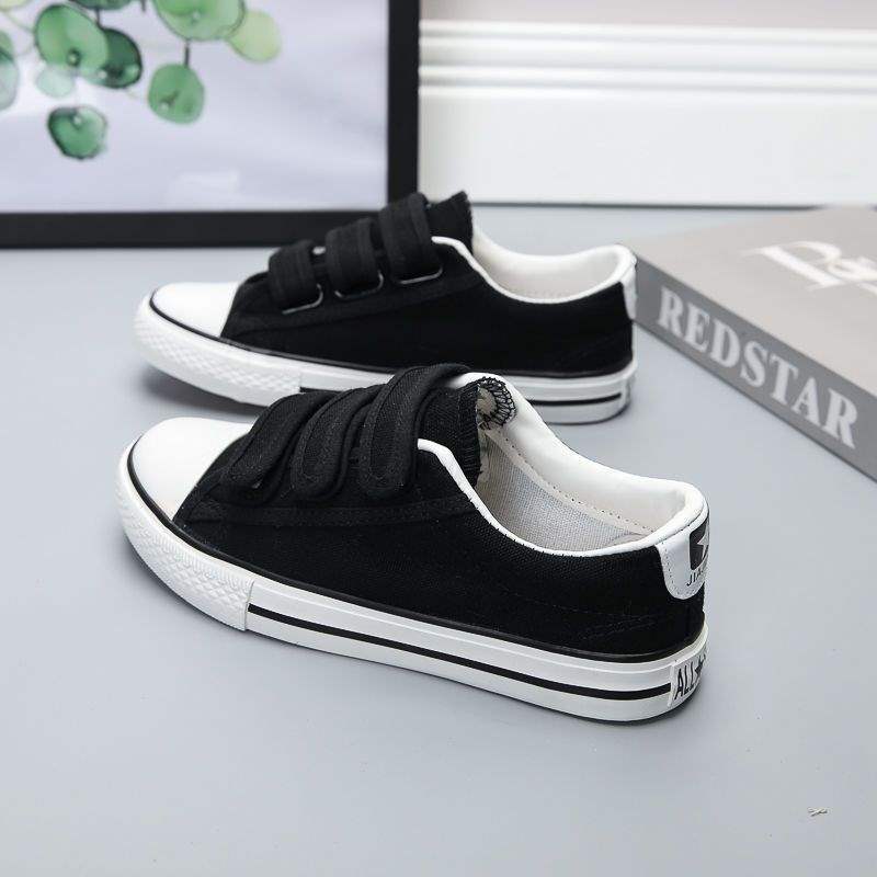 Velcro Shoes Spring and Autumn Ulzzang Board Shoes Cloth Shoes