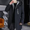 Winter Jackets Thicken Men's Down Cotton Jacket with Fur Collar Warm Parka Men Casual Waterproof Winter Long Coat